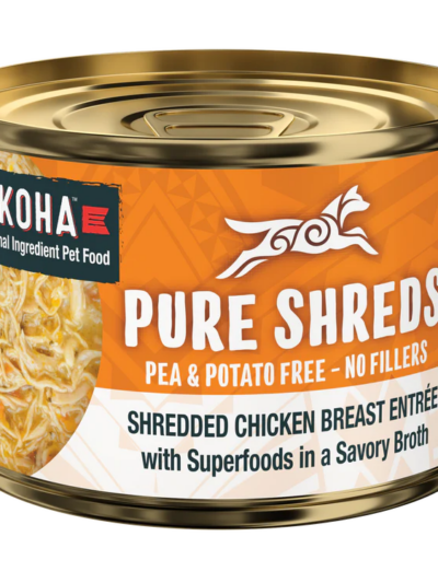 Koha Dog Grain Free Shredded Chicken 5.5oz. (Case of 12)