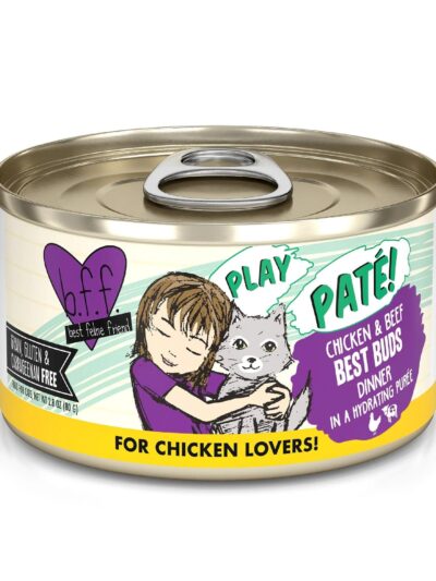 BFF Cat Play Chicken and Beef Best Buds Dinner 2.8oz.(Case of 12)