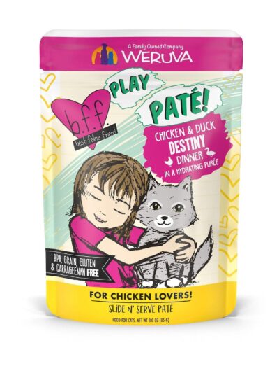 BFF Cat Play Chicken and Duck Destiny Dinner 3oz. (Case of 12)