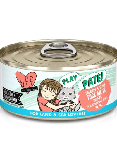BFF Cat Play Salmon and Tuna Tuck Me In Dinner 5.5oz. (Case of 8)