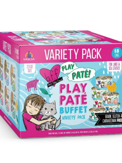 BFF Cat Play Pat Partay! Variety Pack 3oz. (Case of 12)