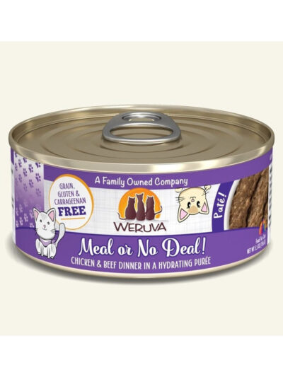 Weruva Cat Pate Meal or No Deal! Chicken and Beef Dinner 5.5oz. (Case of 8)