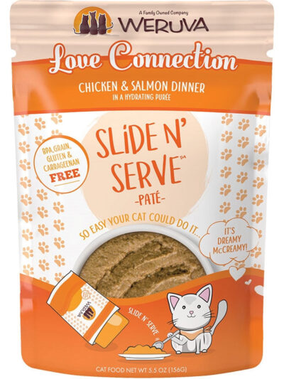 Weruva Cat Pates Love Connection Chicken and Salmon Dinner 5.5oz. (Case of 12)