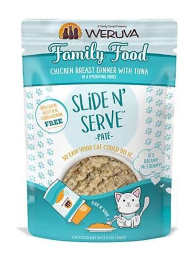 Weruva Cat Pates Family Food Chicken Breast Dinner with Tuna 2.8oz. (Case of 12)