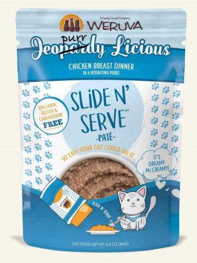 Weruva Cat Pates Jeopurrdy Licious Chicken Breast Dinner 2.8oz. (Case of 12)