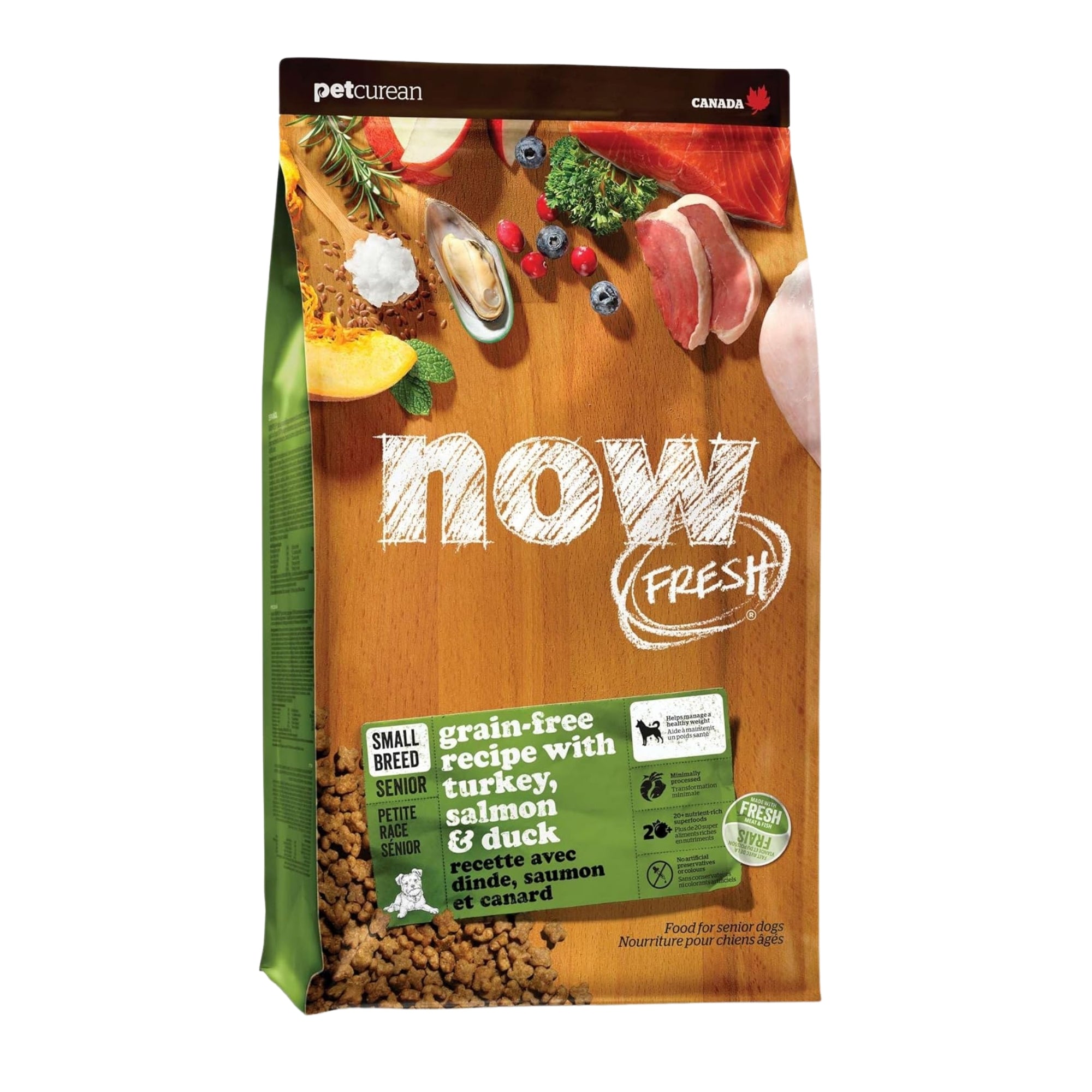 Now Fresh Dog Grain Free Small Breed Senior Turkey 22Lb