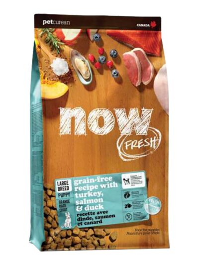 Now Fresh Dog Grain Free Large Breed Puppy Turkey 12Lb