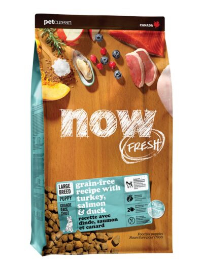 Now Fresh Dog Grain Free Puppy Large Breed Turkey 25Lb