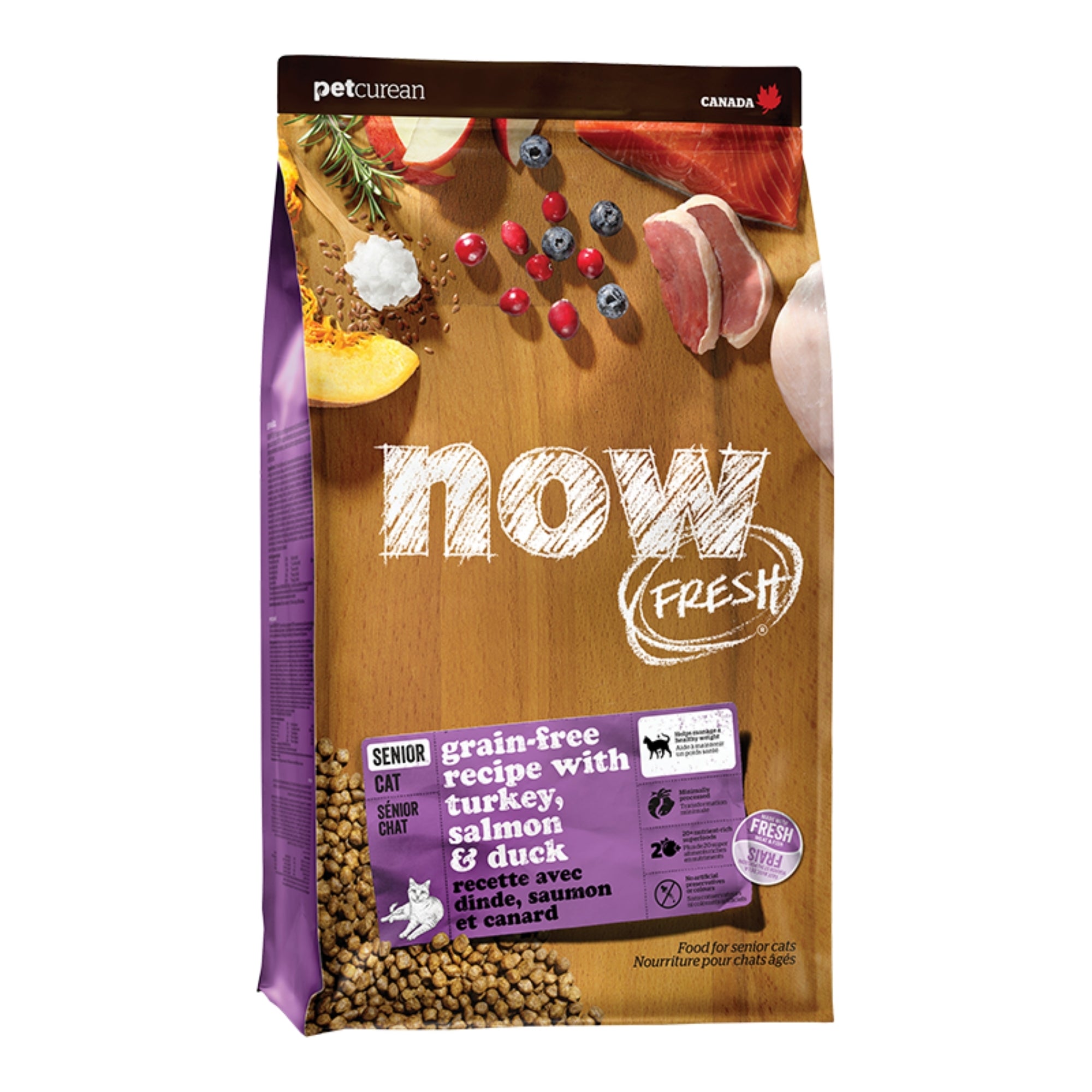 Now Fresh Cat Grain Free Senior Turkey 8Lb