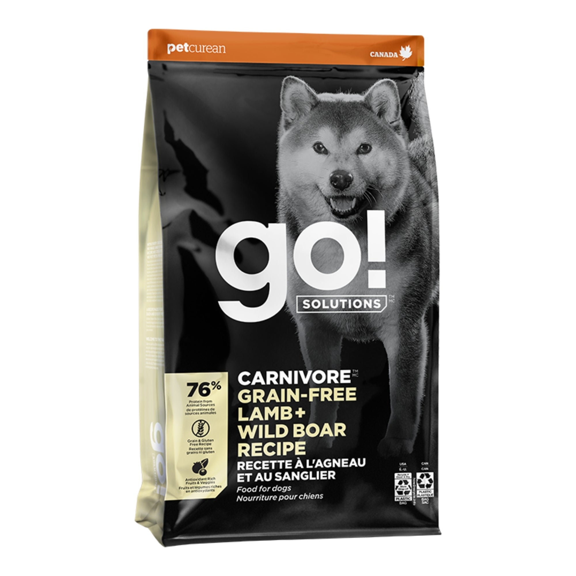 Go! Dog Carnivore Grain Free Lamb & Boar 3.5Lb