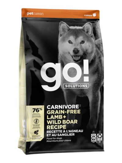 Go! Dog Carnivore Grain Free Lamb & Boar 22Lb