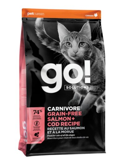 Go! Cat Carnivore Grain Free Salmon & Cod 3Lb