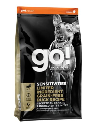 Go! Dog Sensitivities Limited Ingredient Grain Free Duck 3.5Lb
