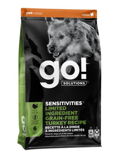 Go! Dog Sensitivities Limited Ingredient Grain Free Turkey 3.5Lb