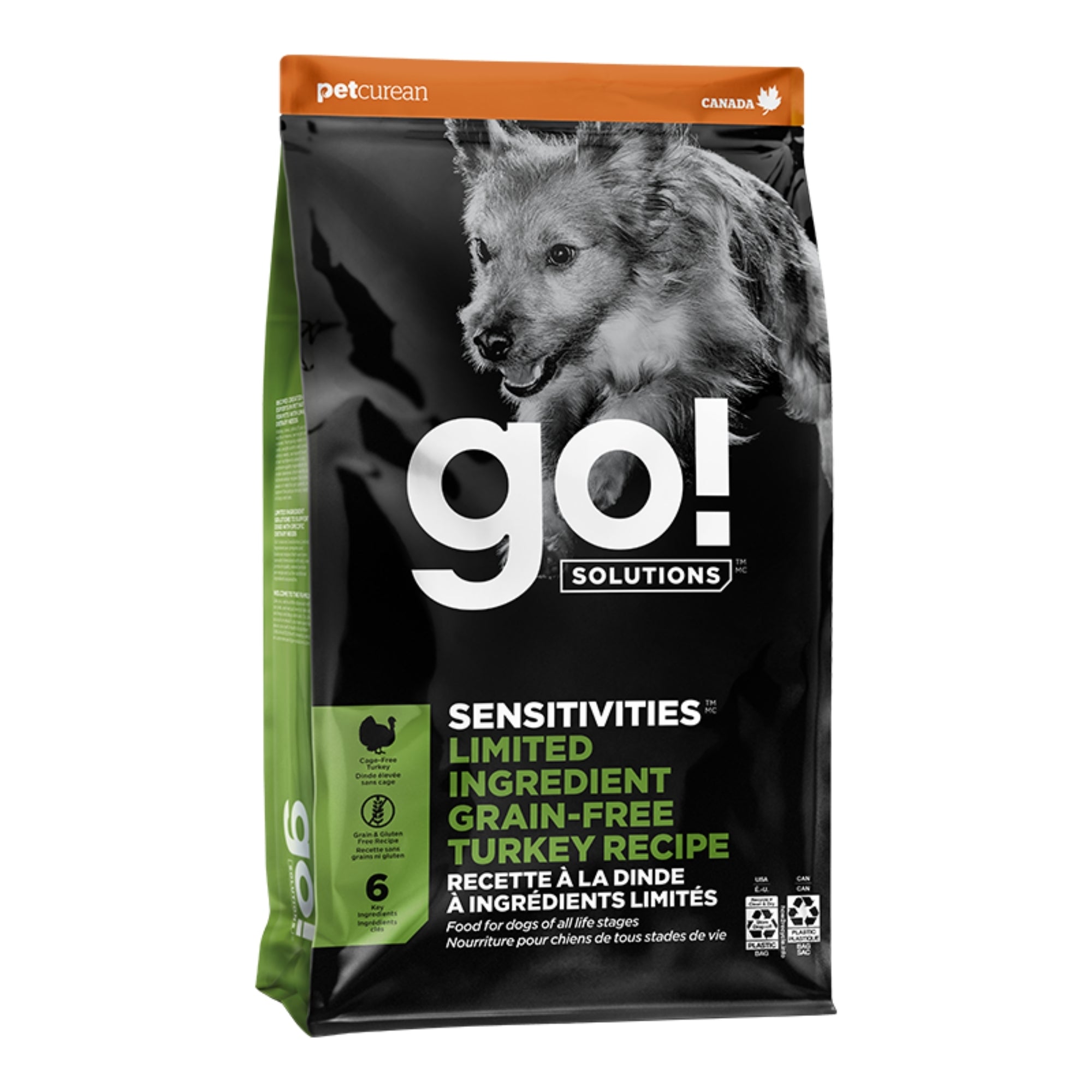 Go! Dog Sensitivities Limited Ingredient Grain Free Turkey 3.5Lb