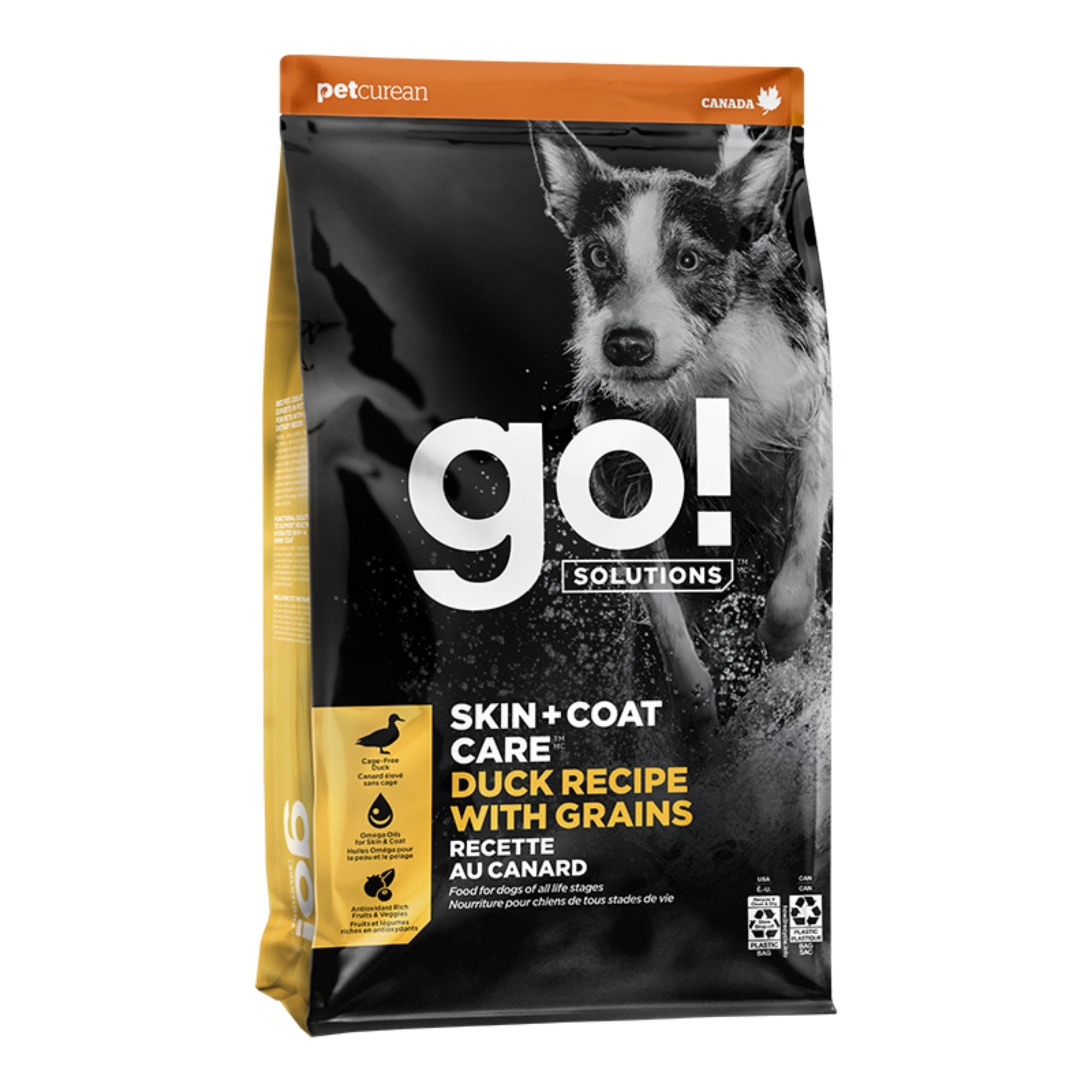 Go! Dog Skin & Coat Care Duck With Grain 12Lb
