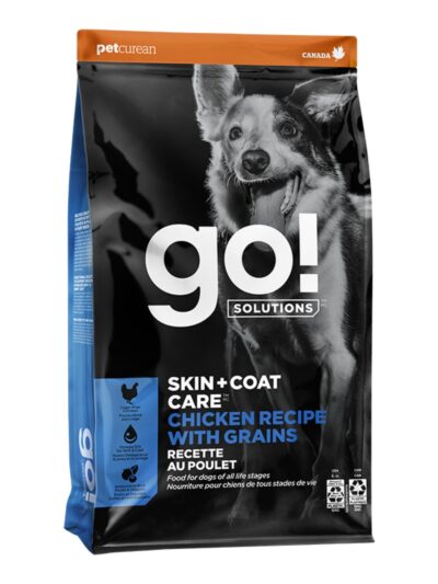 Go! Dog Skin & Coat Care Chicken With Grain 22Lb