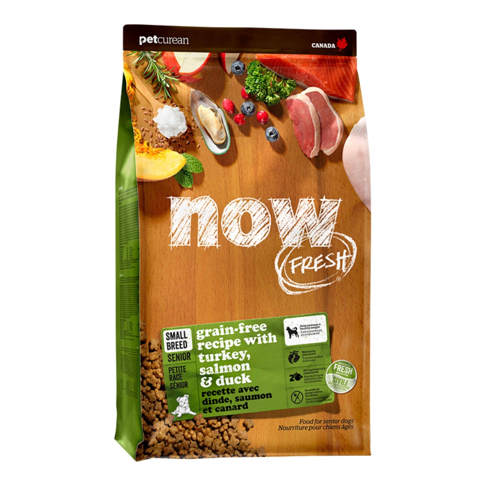 Now Fresh Dog Grain Free Senior Small Breed Turkey 12Lb