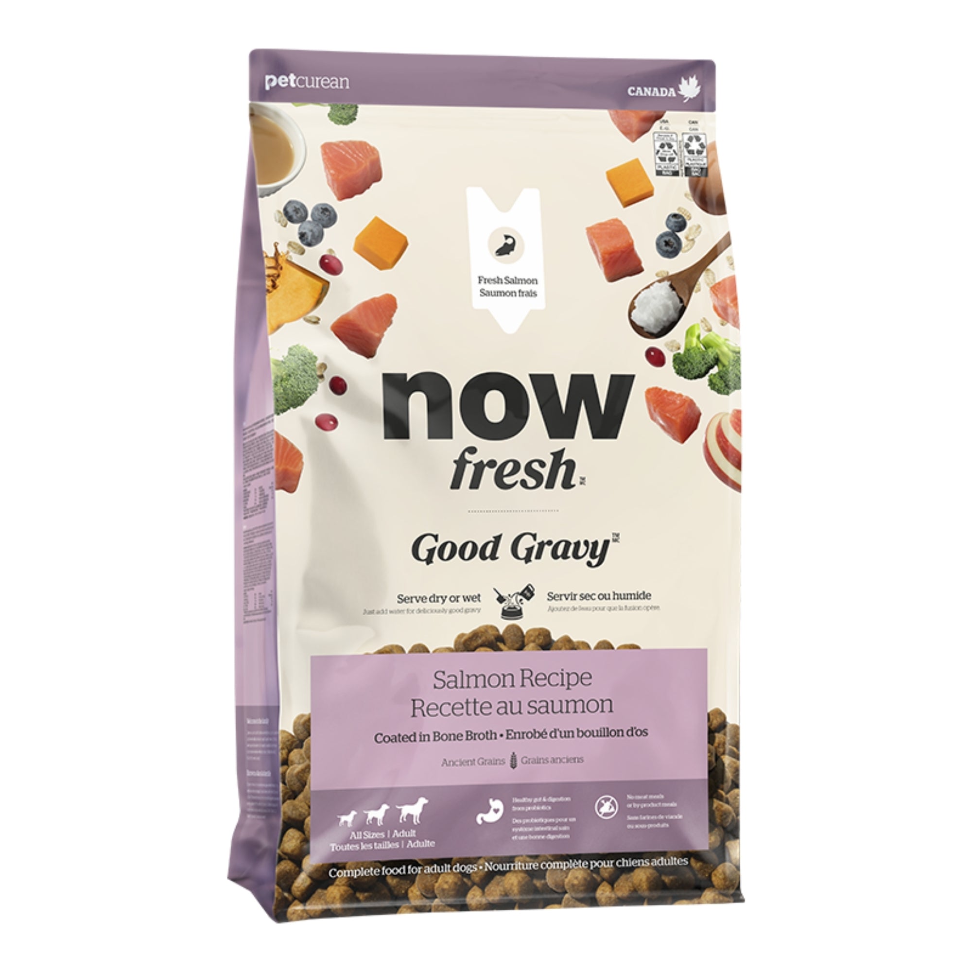 Now Fresh Dog Good Gravy Salmon With Grain 3.5Lb