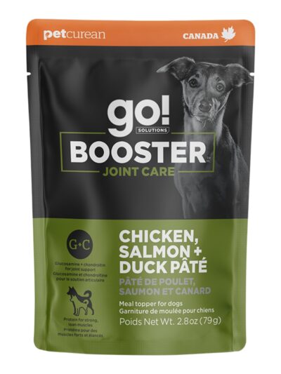 Go! Dog Booster Joint Care Pate Chicken, Salmon & Duck 2.8oz. (Case of 24)