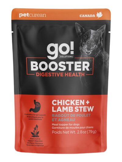Go! Dog Booster Digestive Health Stew Chicken & Lamb 2.8oz. (Case of 24)
