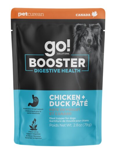 Go! Dog Booster Digestive Health Pate Chicken & Duck 2.8oz. (Case of 24)