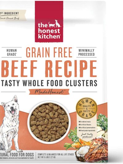 The Honest Kitchen Dog Clusters Grain Free Beef 1 Lbs. Trial