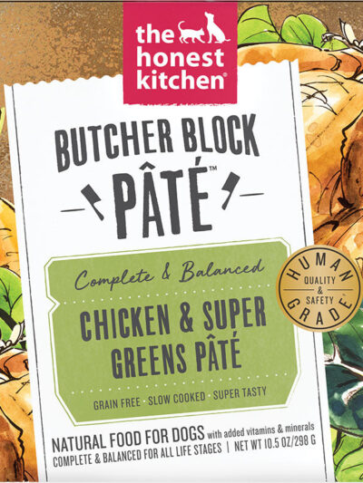 Honest Kitchen Dog Butcher Block Pate Chicken And Super Grains 10.5oz. (Case of 6)
