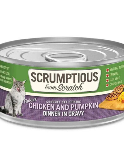Scrumptious Cat Chicken & Pumpkin Gravy 2.8oz. (Case of 12)