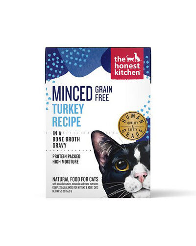 Honest Kitchen Cat Minced Turkey 5.5oz. (Case of 12)