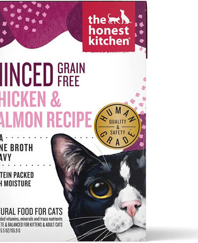 Honest Kitchen Cat Minced Chicken Salmon 5.5oz. (Case of 12)