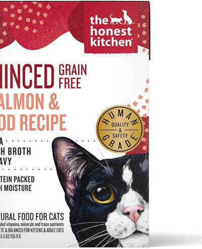 Honest Kitchen Cat Minced Salmon Cod 5.5oz. (Case of 12)