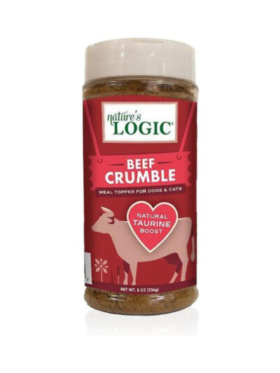 Natures Logic Dog Grain Free Beef Crumble Topper 8oz.