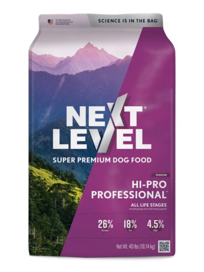 Next Level Hi-Pro Professional All Life Stages Dry Dog Food 40lbs