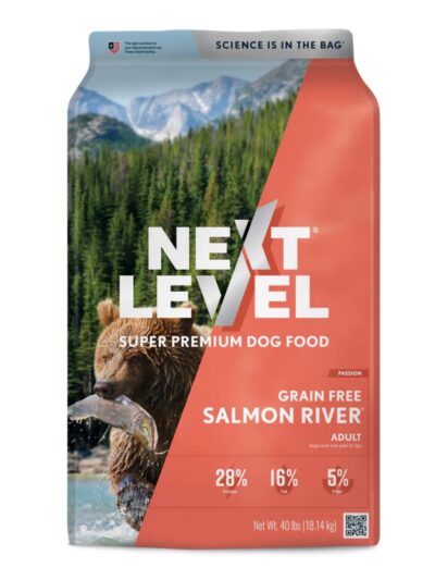 Next Level Salmon River Grain-Free Adult Dry Dog Food 40lbs