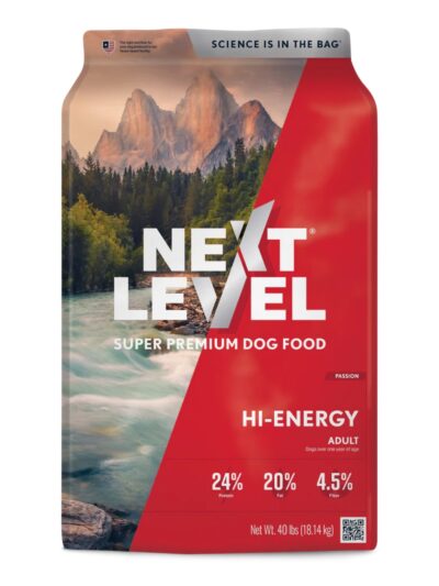 Next Level Hi-Energy Adult Dry Dog Food 40lbs