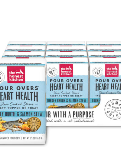 The Honest Kitchen Dog Grain Free Pour Over Heart Salmon 5.5Oz