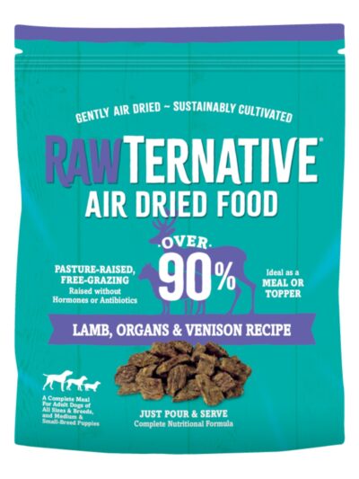 Grandma Mae's Country Naturals Rawternative Air Dried Dog Food Lamb, Organs Venison, 1ea/5 lb