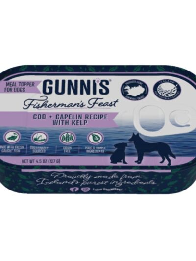Gunni'S Dog Cod Capelin 4.5Oz 12 Pack