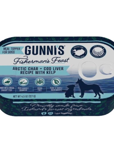 Gunni'S Dog Artic Char Cod Liver 4.5Oz 12 Pack