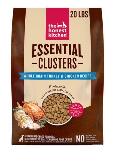 The Honest Kitchen Dog Essential Clusters Turkey, Chicken & Oat 5lbs.