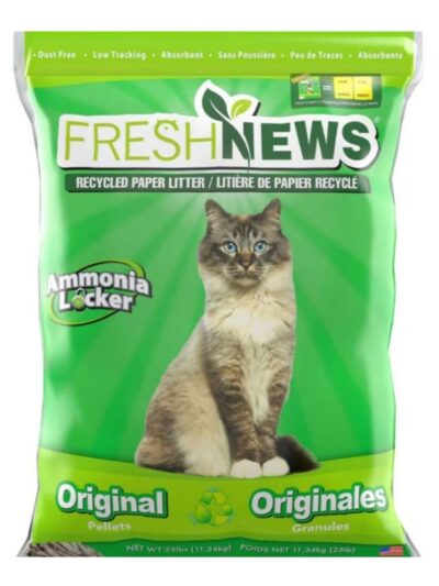 Fresh News Paper Cat Litter 25 Lb
