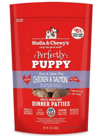 Stella And Chewys Dog Freeze Dried Puppy Chicken Salmon 14 oz.