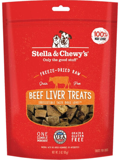Stella And Chewys Dog Freeze-Dried Treat Beef Liver 3oz.