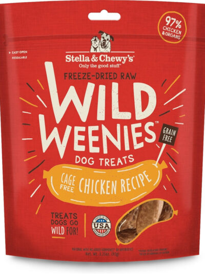 Stella And Chewys Dog Freeze Dried Weenie Chicken 11.5 oz.