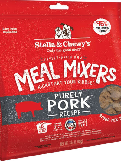 Stella And Chewys Dog Freeze-Dried Mixer Pork 3.5 oz.