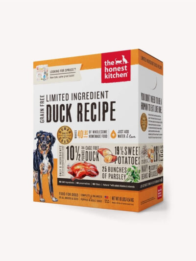 The Honest Kitchen Grain Free Spruce Lid Duck Sweet Potato 10 lbs.