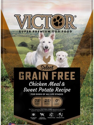 Victor Super Premium Dog Food Select Grain Free Dry Dog Food Chicken 5lb