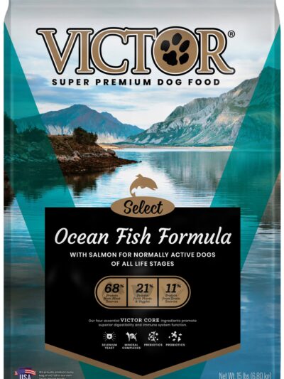 Victor Super Premium Dog Food Select Dry Dog Food Ocean Fish 15lb