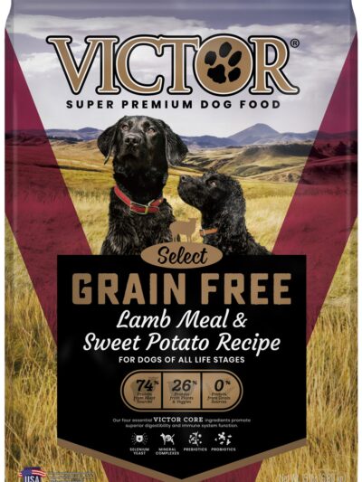 Victor Super Premium Dog Food Select Grain Free Dry Dog Food Lamb Meal 15lb